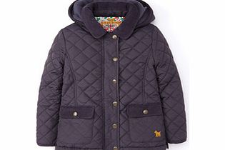 Mini Boden Quilted Jacket, Grey,Blue 34191635