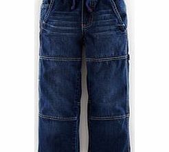 Mini Boden Rib Waist Carpenters, Dark Denim,Nut,Slate Denim