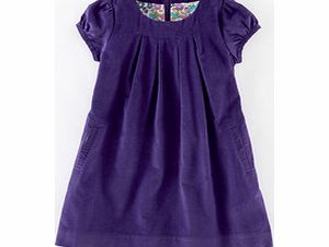 Mini Boden Simple Cord Dress, Violet,Fountain