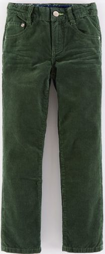 Mini Boden Slim Fit Jeans Forest Green Cord Mini Boden,