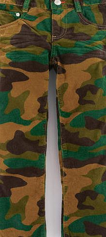 Mini Boden Slim Fit Jeans, Khaki Camouflage Cord 34176206