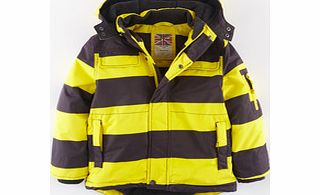 Mini Boden Snowboard Jacket, Safety Yellow/Grey 34181511