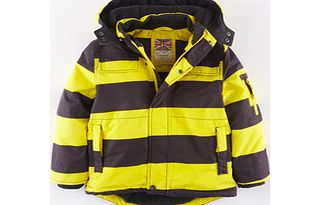 Mini Boden Snowboard Jacket, Safety Yellow/Grey 34181560