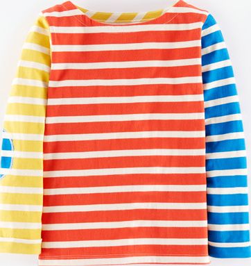 Mini Boden, 1669[^]34971929 Stripy Jersey T-shirt Washed Red Stripe Mini