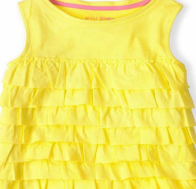 Mini Boden Summer Ruffle Vest, Sherbet Lemon 34660332