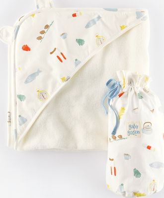 Mini Boden, 1669[^]35116169 Super Soft Hooded Towel Baby Camping Mini Boden,