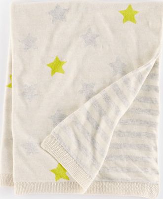 Mini Boden, 1669[^]35136498 Super Soft Knitted Blanket Stars/Stripes Mini