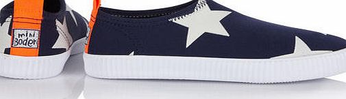 Mini Boden Surf Shoes, Navy/Ecru Star 34578054