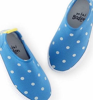 Mini Boden Surf Shoes, Polka Blue/ Ecru Spot 34525600