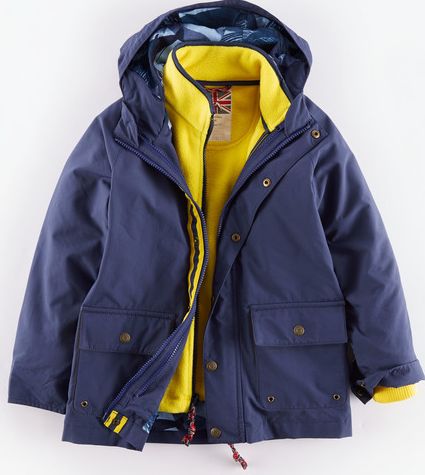 Mini Boden, 1669[^]34988089 Three-in-one Captains Jacket Navy/Fisherman