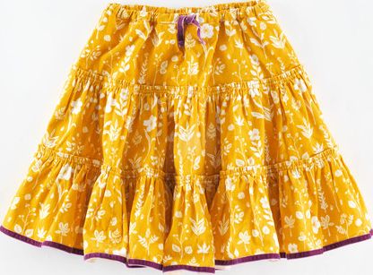 Mini Boden, 1669[^]34960492 Twirly Skirt Honey Flower Press Mini Boden,