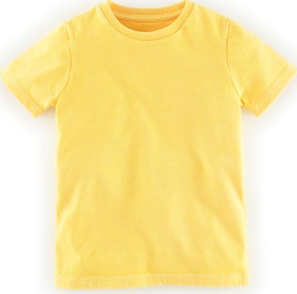 Mini Boden, 1669[^]34586875 Washed T-shirt Yellow Mini Boden, Yellow 34586875