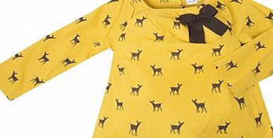 mini club long sleeved deer blouse 12-18 Months