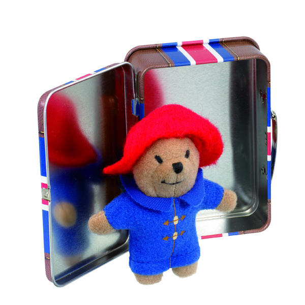 Mini Paddington Bear In Union Jack Suitcase