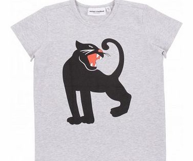 Panther T-shirt Heather grey `S - 2/3 years,L -