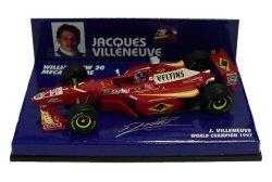 Minichamps 1:43 Scale Williams FW 20 Mecachrome  J.Villeneuve World Champion - (Signed)