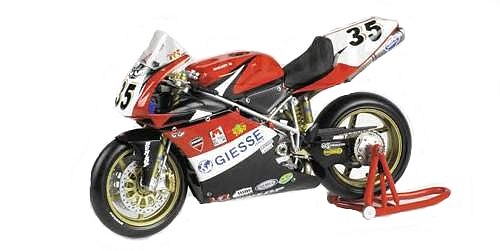 Minichamps 1:12 Scale Ducati 998RS WSB 2003 Team Pedercini - Nelo Russo