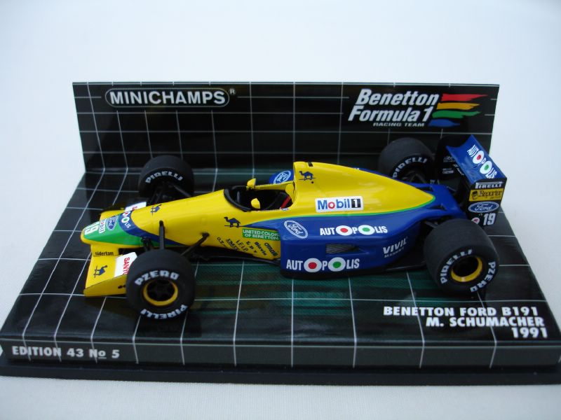 Minichamps Benetton Ford B191 Michael Schumacher 1991 in