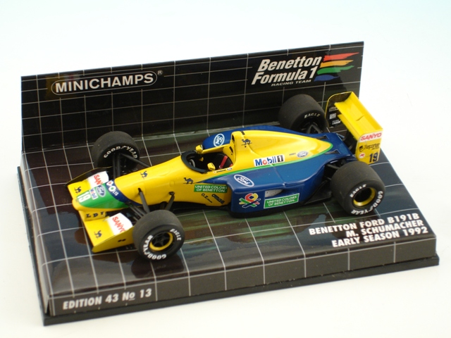 Benetton Ford B191B #19 1992 M.Schumacher