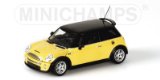 BMW Mini Cooper S yellow with black roof 2002