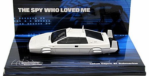 Die-cast Model Lotus Esprit (James Bond The spy who loved me) (1:43 scale in White)