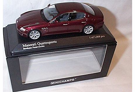  maserati Quattroporte S burgundy / red 2009 car 1.43 scale diecast model