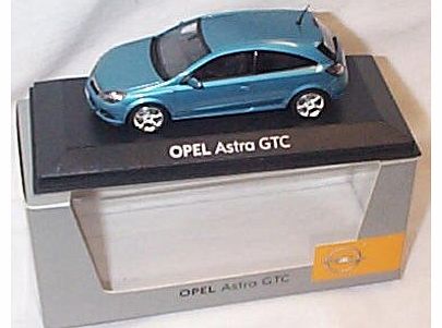 metallic blue opel astra GTC car 1.43 scale diecast model