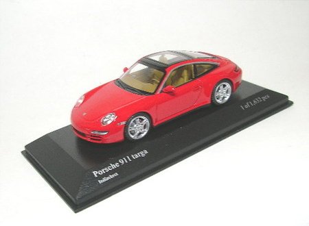 Porsche 911 Targa (2006) in Red (1:43 scale)