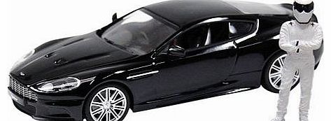Top Gear 1:43 Scale Aston Martin DBS Diecast Car (Black) with The Stig Figure
