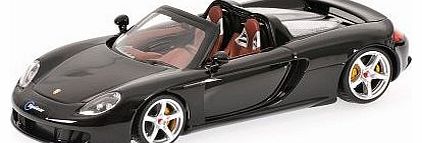 Minichamps Top Gear 1:43 Scale Porsche Carrera GT Diecast Car (Black) with The Stig Figure