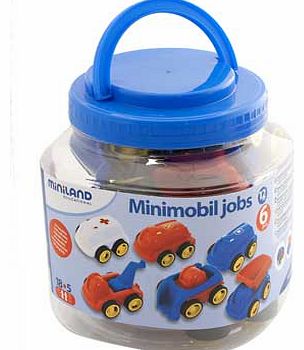 Miniland Educational Miniland Learning Minimobil Jobs Vehicle Tub