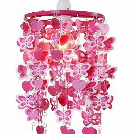 Girls Pink Ceiling Pendant Shade