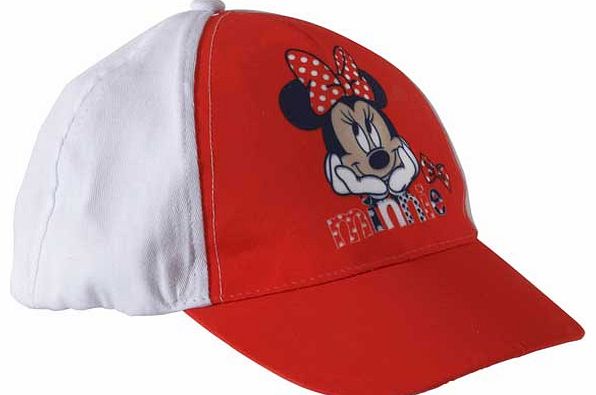 Disney Minnie Mouse Girls Red Cap - Medium-Large