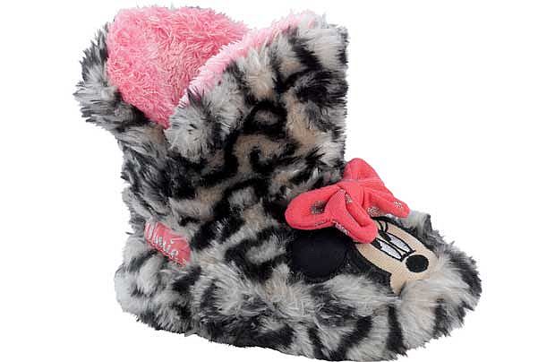 Minnie Mouse Disney Minnie Mouse Girls Slipper Boot - Size 12