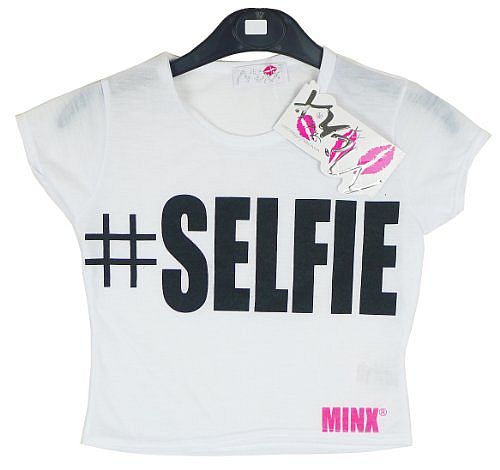 Minx Girls Minx Cropped Selfie Summer Fashion Crop Top from 7 to 13 Years