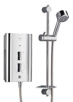 Escape Thermostatic Electric Shower 9.8kw Chrome