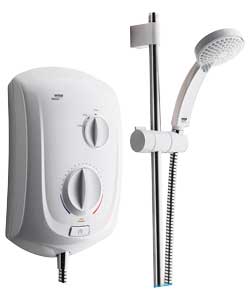 Move 9.5kW White & Chrome Electric Shower