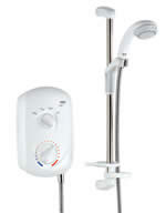 Zest Electric Shower 7.5kw White and Chrome