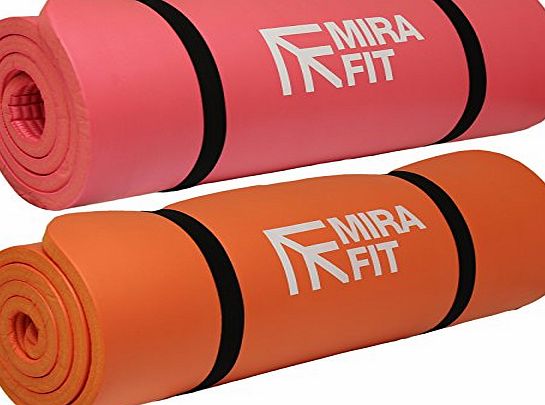 MiraFit 15mm Extra Thick Exercise Floor Mat - Choice of Colours