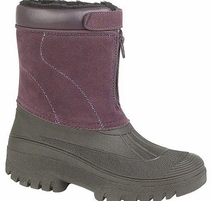 Venture Waterproof Ladies Boot / Ladies Boots / Textile/Weather Wellingtons (38 EUR) (Purple)