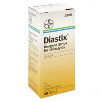 Bayer Diastix Reagent Urinalysis Test Strips 50