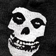 Misfits Skull With Embedded Black Logo