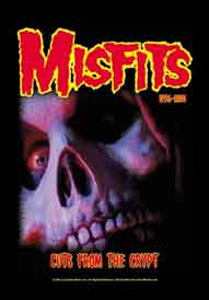 The Misfits Cuts From The Crypt Textile Poster