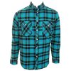 Tacoma Plaid Flannel Shirt (Cyan)