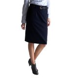 Miso Redoute creation straight skirt, length 58 cm 58cm black 018