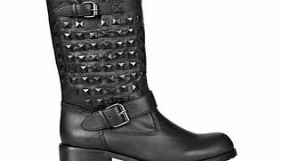 Miss KG Bernie black studded boots