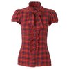 miss real Check Blouse