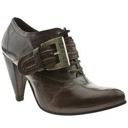 Female Miss Sixty Cecilia Leather Upper Casual in Dark Brown