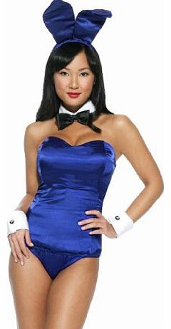 Playboy Bunny Girl Inspired Outfit Electric Blue Medium