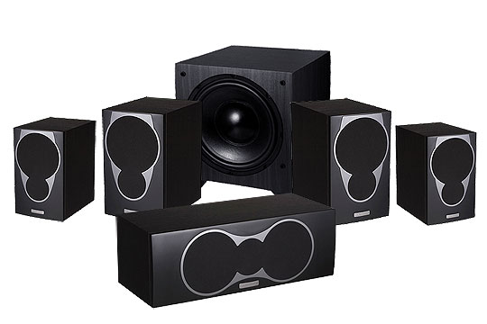 Mission MX1 Full 5.1 Speaker Package - Black